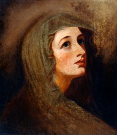 Lady Hamilton en Vestale - George (after) Romney
