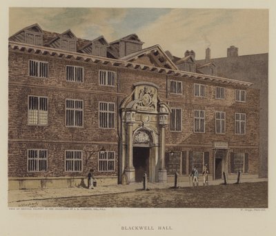 Blackwell Hall, City de Londres - George (after) Shepherd