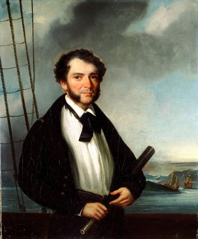 Capitaine de marine marchande, c.1830-35 - George (attr. to) Chinnery