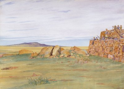Soldats défendant Rhenoster Kop pendant la guerre des Boers - George, 9th Earl of Carlisle Howard