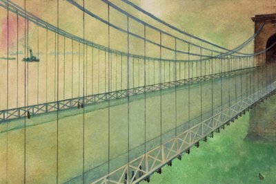 Pont de Hammersmith après la course de bateaux - George Adamson