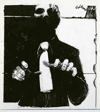 Illustration pour Soigner un Patient Aveugle, un article dans Nursing Times, publié le 30 octobre 1975 - George Adamson