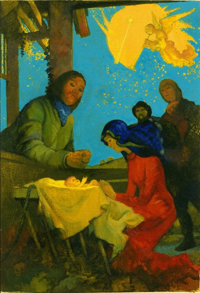 Scène de la Nativité - George Adamson