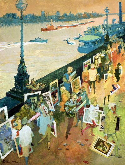 Thames Embankment, couverture du magazine Undercover, publié en décembre 1985 - George Adamson