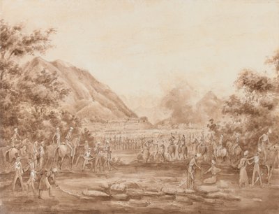 Le grand bazar en feu, Kaboul - George Alfred Croly
