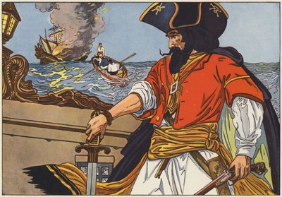 Barbe Noire, le plus célèbre des pirates de la côte atlantique - George Alfred Williams