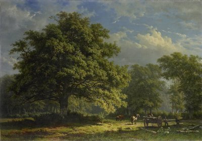 Vue dans la forêt de Bentheim - George Andries Roth