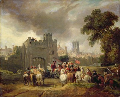 Charles Ier devant Hull - George Arnald