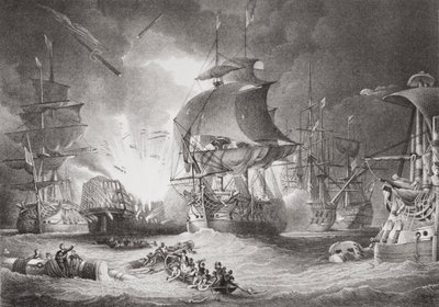 La bataille du Nil, 1er août 1798, de 