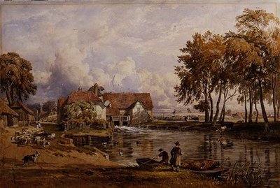 Moulin de Streatley : sur la Tamise - George Arthur Fripp