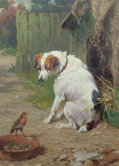 Un visiteur bienvenu - George Augustus Holmes