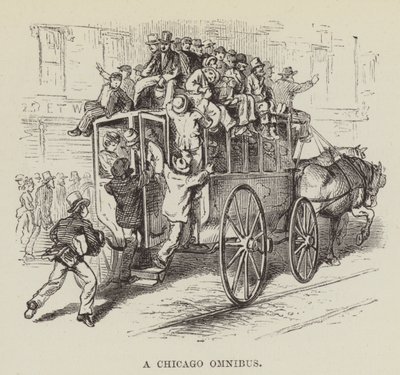 Un omnibus de Chicago - George Augustus Sala
