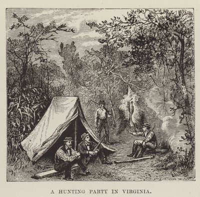 Une partie de chasse en Virginie - George Augustus Sala