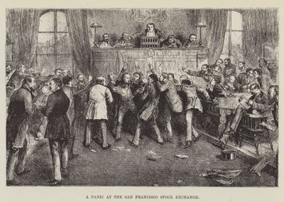 Une panique à la Bourse de San Francisco - George Augustus Sala