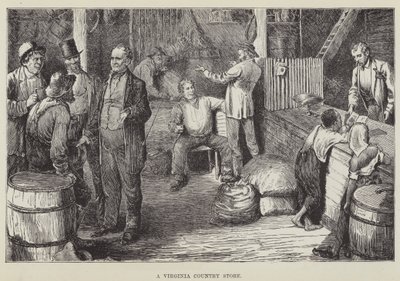 Un magasin de campagne en Virginie - George Augustus Sala