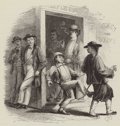 Attaque des Chinois à San Francisco - George Augustus Sala
