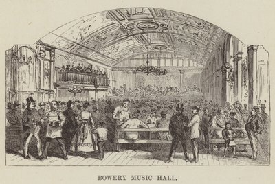 Bowery Music Hall - George Augustus Sala