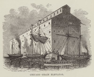 Élévateur à grains de Chicago - George Augustus Sala