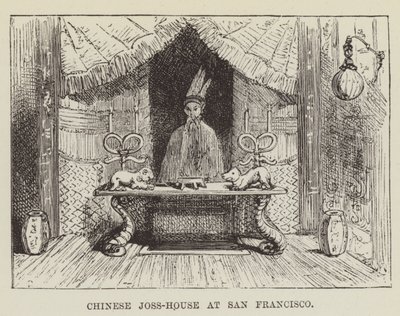 Temple chinois à San Francisco - George Augustus Sala