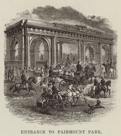 Entrée de Fairmount Park - George Augustus Sala