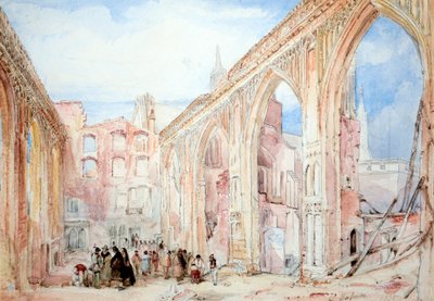 Restes de la Chambre des communes après l
