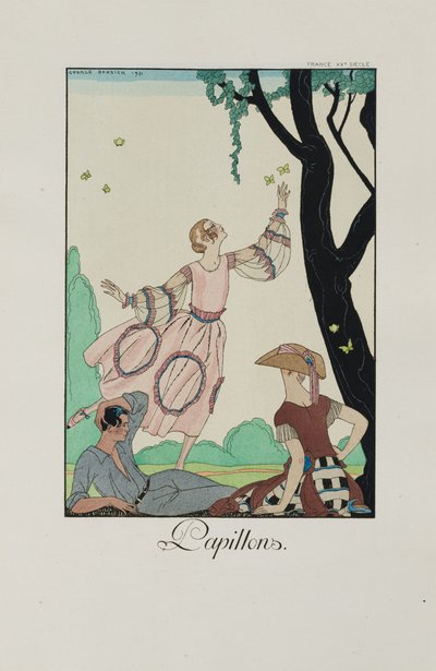 Falbalas et fanfreluches: Papillons, 1921 - George Barbier