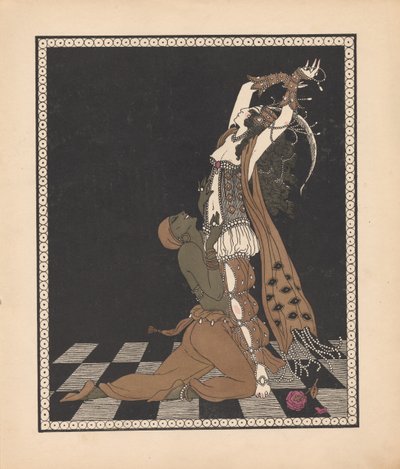 Ida Rubinstein et Vaslav Nijinsky dans le ballet Scheharazade - George Barbier