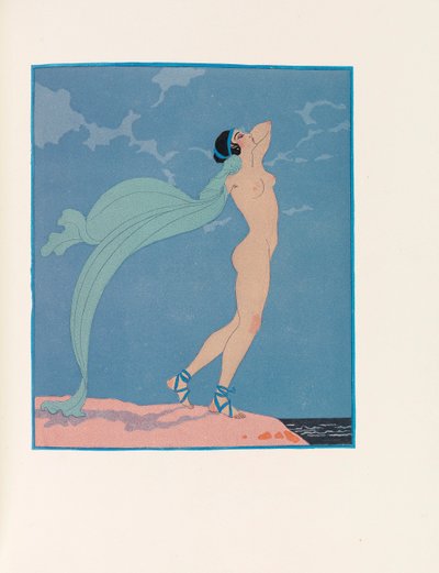 Illustration pour Les Chansons de Bilitis par Pierre Louÿs, 1922 - George Barbier