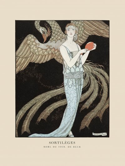 Sortilèges Evening Dress, De Beer (1922) By George Barbier - George Barbier