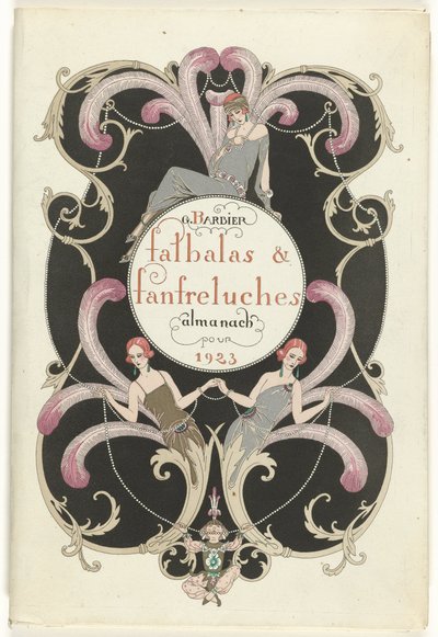 Le magazine de mode comme tentatrice (Falbalas et Fanfreluches, Almanach des Modes présentes, passées & futures pour 1923, 2e année) - George Barbier