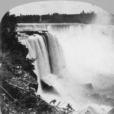 Chutes du Fer à Cheval vues de Goat Island, Niagara Falls, début 20e siècle - George Barker