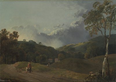 Paysage avec des paysans - George Barret
