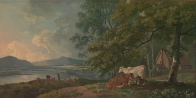 Matin : Paysage avec bétail - George Barret