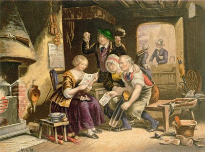 Nouvelles de la maison, 1854 - George Baxter