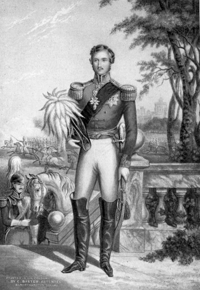 Prince Albert de Saxe-Cobourg et Gotha, époux de la reine Victoria, vers 1840-1861, 1910 - George Baxter