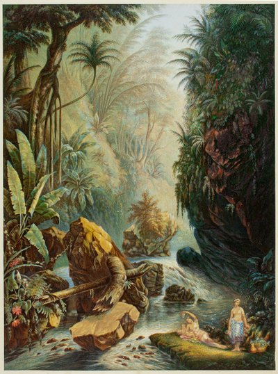 Le ruisseau de montagne - George Baxter