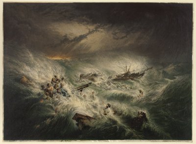Le naufrage du Reliance (12 novembre) - George Baxter