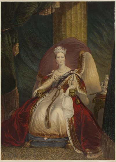 Victoria, reine de Grande-Bretagne, Inde, etc. - George Baxter
