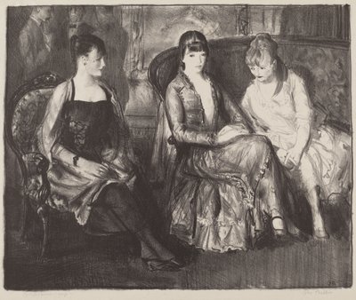 Elsie, Emma et Marjorie, deuxième pierre - George Bellows