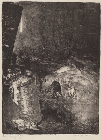 Chiens Affamés, deuxième pierre - George Bellows