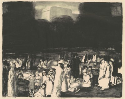 Dans le Parc, Sombre - George Bellows