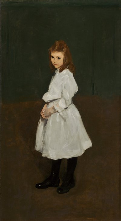 Petite fille en blanc (Queenie Burnett) - George Bellows