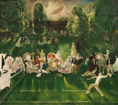 Tournoi de tennis - George Bellows
