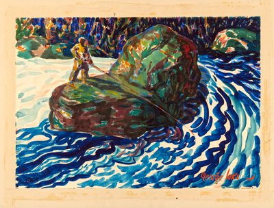 Guide de pêche - George Benjamin Luks