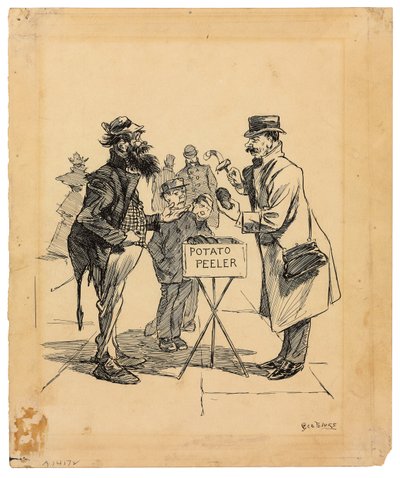 Vendeur de rue, c.1895 - George Benjamin Luks