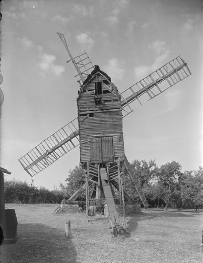 Moulin à vent de Bozeat, Bozeat, Wellingborough, Northamptonshire, 1947 - George Bernard Mason