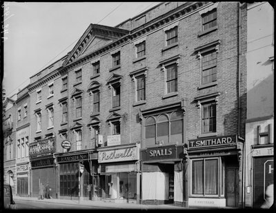 Devonshire House, 36 Corn Market, Derby, 1942 - George Bernard Mason