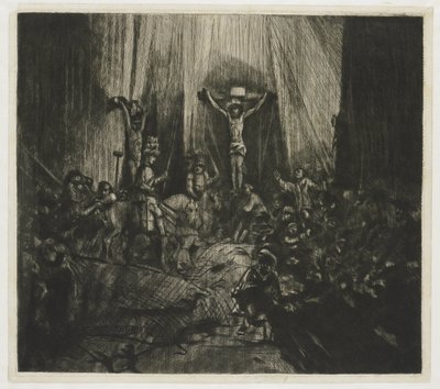 Christ crucifié entre les deux voleurs : 