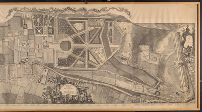 Enquête topographique de la paroisse de Kensington avec plans et élévations du palais royal et des jardins, Hyde Park et Knightsbridge - George Bickham
