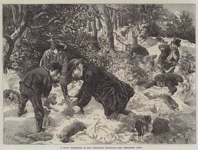 Une journée de furetage pendant les vacances de Noël - George Bouverie Goddard